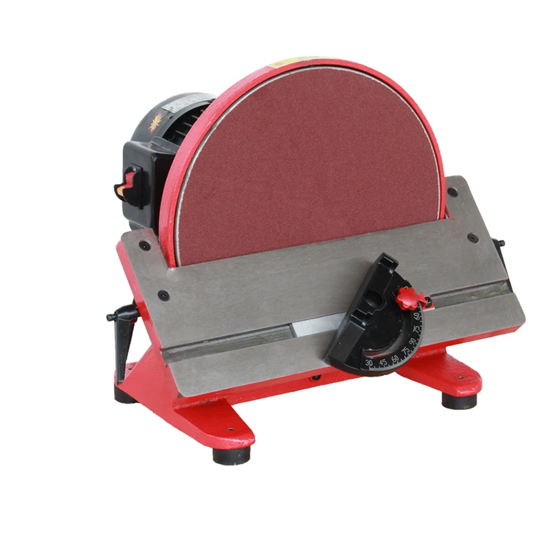 Belt Sander Portable - เครื่องขัดสายพานแบบตั้งโต๊ะอเนกประสงค์แบบพกพา Sd12 เครื่องเจียรปรับมุมเอียงได้ เหมาะสำหรับขัดไม้และพลาสติก
