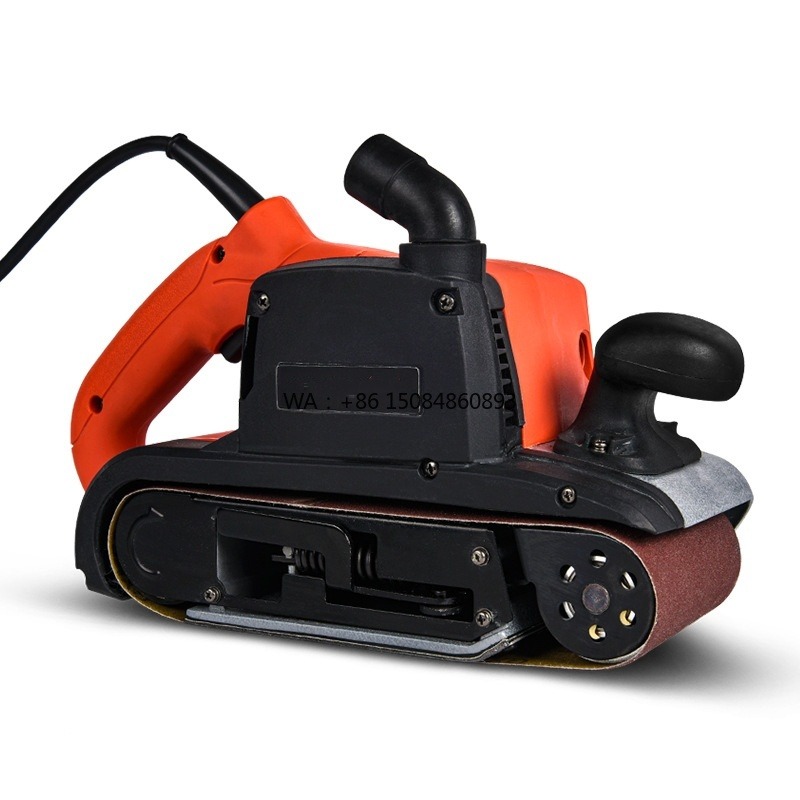 Belt Sander Portable - เครื่องขัดสายพานขนาดเล็กแบบมีสาย 1050 วัตต์ พร้อมถุงเก็บฝุ่น สายพานขัดขนาด 76*533