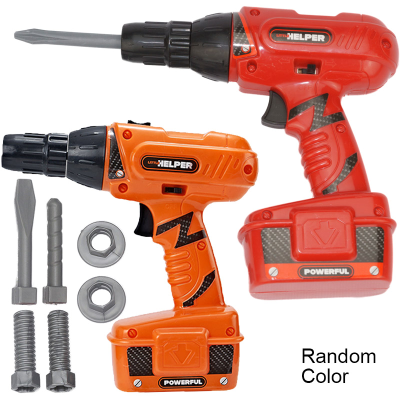 Power Tools Kids - เครื่องมือของเล่นไฟฟ้าเจาะ BO จําลองสกรูไดร์เวอร์เด็กซ่อมชุดเครื่องมือเด็กแกล้งทําเป็นเล่นชุดของขวัญของเล่นสําหรับชาย
