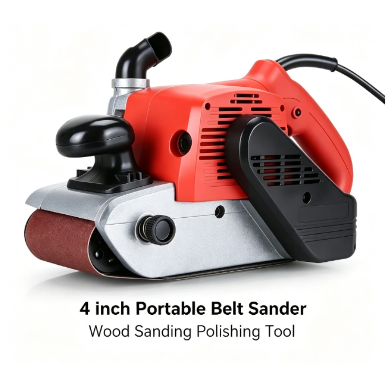 Belt Sander Portable - เครื่องขัดสายพาน 4 นิ้ว กำลังสูง แบบพกพา สำหรับงานไม้