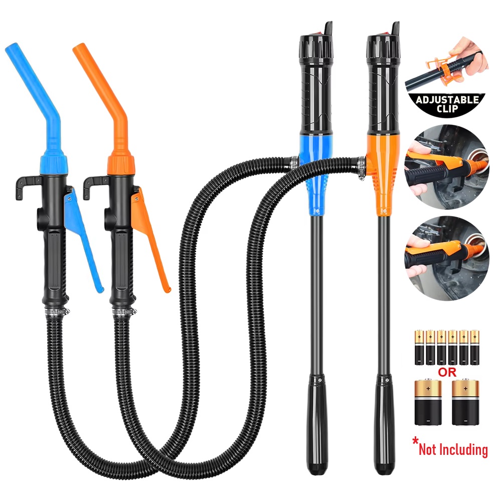 Power Tools China - ปั๊มน้ำมันไฟฟ้า, ปั๊มดูดของเหลวแบบมือถือ, 2.4 แกลลอนต่อนาที, ปั๊มดูดน้ำมันเชื้อเพลิงแบบพกพาสำหรับรถยนต์, เครื่องมือดูดน้ำมัน/น้ำ/แก๊ส