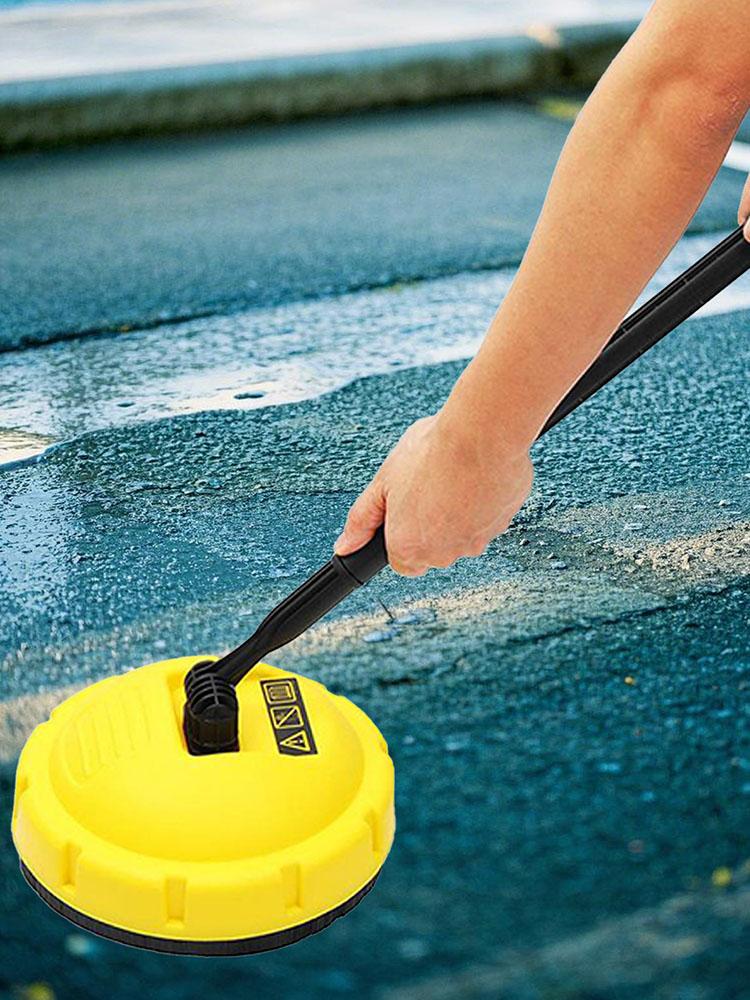 Power Tools Automotive - แปรงฉีดน้ําแรงดันสูงเครื่องขัดพื้นเครื่องซักผ้าพร้อมด้ามจับเครื่องทําความสะอาดพื้นผิวแบบหมุนเครื่องมือทําความสะอาดในครัวเรือนอเนกประสงค์สําหรับพื้นรถ
