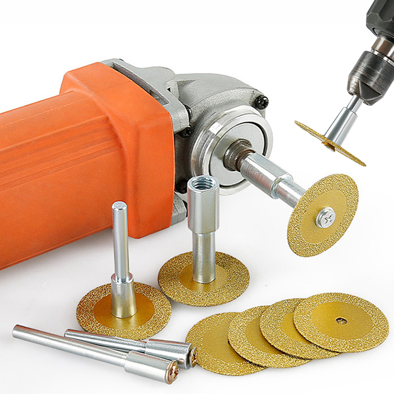 Power Tools Usa - ใบเลื่อยเพชรขนาด 40 มม. พร้อมแกนต่อ M10 สำหรับเครื่องเจียรไฟฟ้าและสว่านมือ