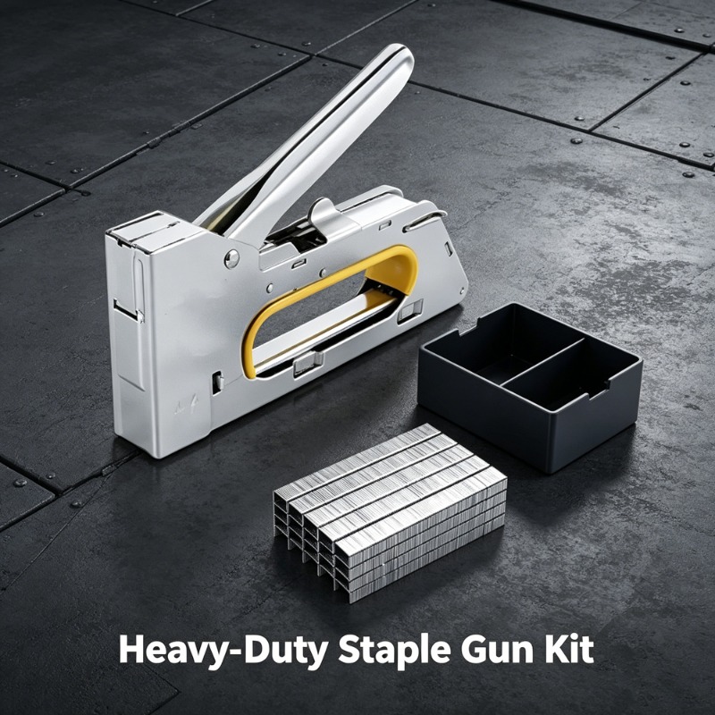 Staple Gun Electric - เครื่องเย็บกระดาษแบบมือถือสำหรับงานบ้าน ใช้สำหรับเย็บกรอบรูป เบาะผ้า ไม้ โปสเตอร์ ของตกแต่ง