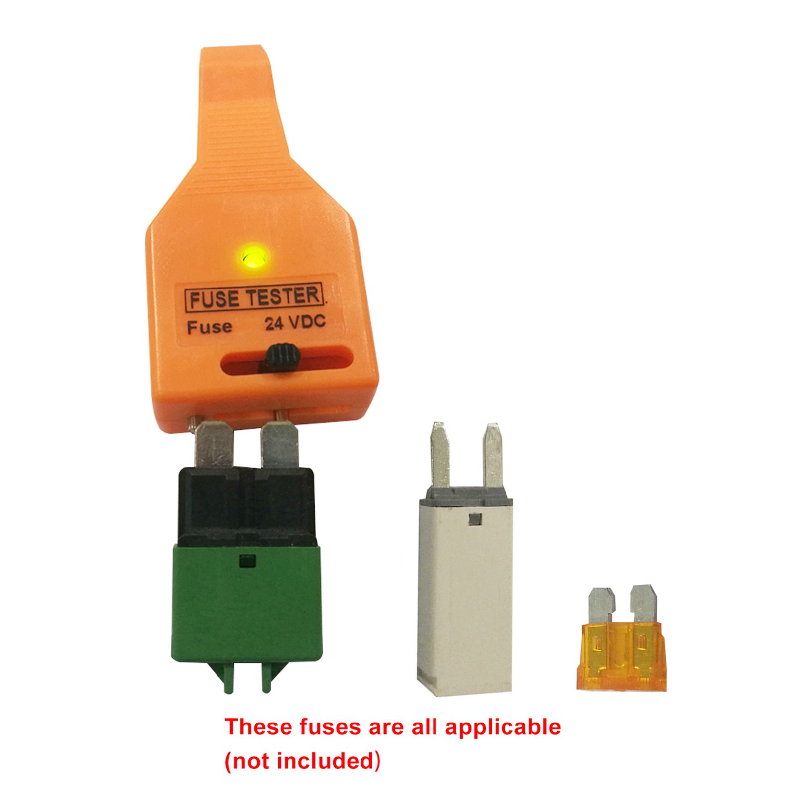 Power Tools Automotive - เครื่องทดสอบแบตเตอรี่รถยนต์ 24V แบบใบมีด พร้อมตัวดึง วัดกำลังไฟฟ้า เครื่องมือวินิจฉัยขนาดเล็ก