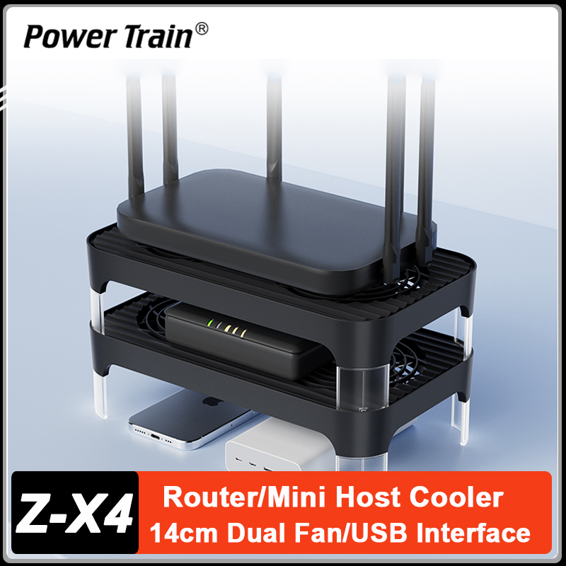 Power Tools Cat - พัดลมระบายความร้อนเราเตอร์แบบ USB รุ่น Power Train Z-X4