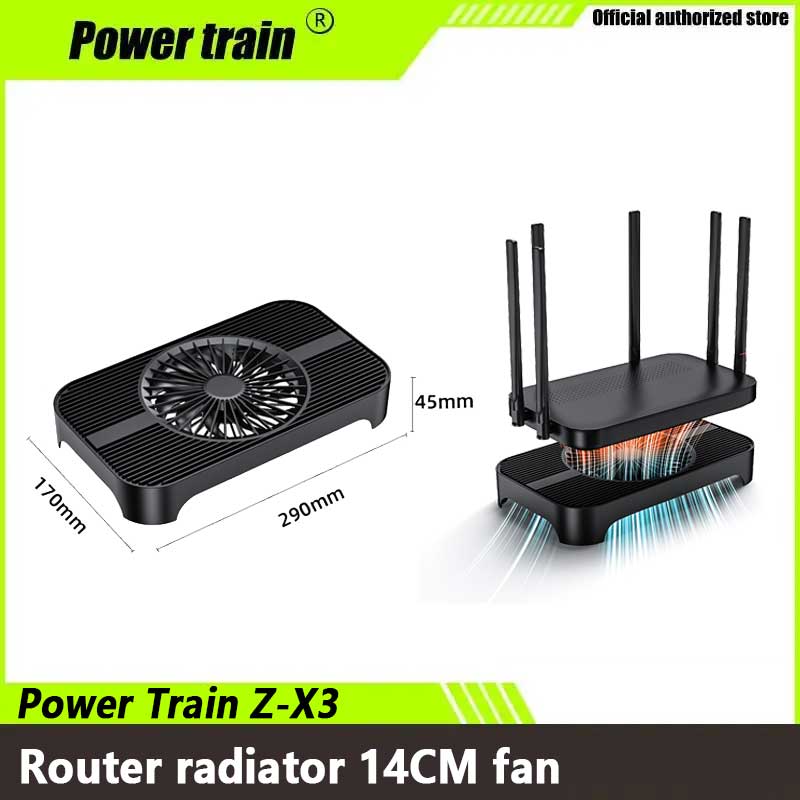 Power Tools Cat - เราเตอร์ Z-X3พาวเวอร์รถไฟฐานหม้อน้ำกล่องรับสัญญาณแมวออปติคอลตัวยึดขนาดเล็กพัดลมขนาด14ซม.