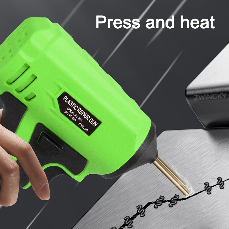 เครื่องเชื่อมพลาสติกไร้สายแบบใ - Staple Gun Electric บทวิจารณ์และราคา