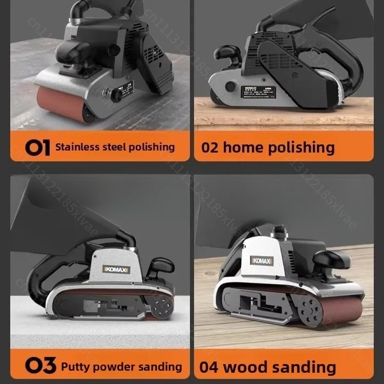 เครื่องขัดสายพานแบบพกพา กำลังส - Belt Sander Portable บทวิจารณ์และราคา