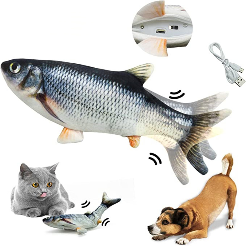 ของเล่นแมวรูปปลา ชาร์จด้วย USB - Power Tools Cat บทวิจารณ์และราคา