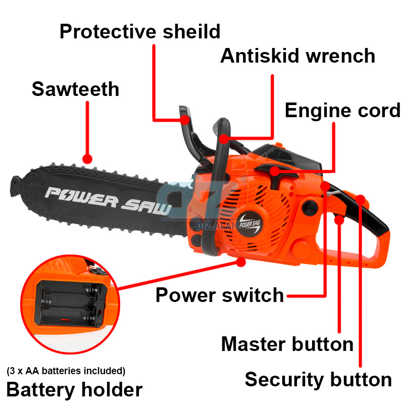 เด็กเครื่องมือ Power Chainsaws - Power Tools Kids บทวิจารณ์และราคา