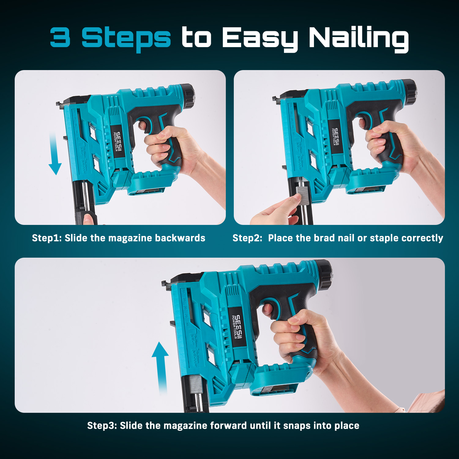 ปืนยิงตะปูลมไฟฟ้า SEESII แบบไร - Staple Gun Electric บทวิจารณ์และราคา