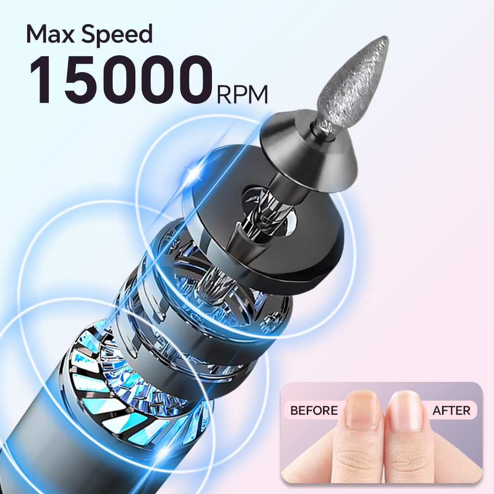เครื่องตะไบเล็บไฟฟ้า - 3 โหมด, - Power Tools Display บทวิจารณ์และราคา