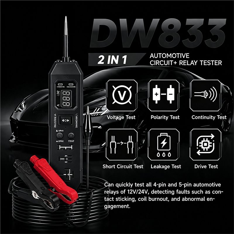 เครื่องมือวินิจฉัยสำหรับวงจรไฟ - Power Tools Automotive บทวิจารณ์และราคา