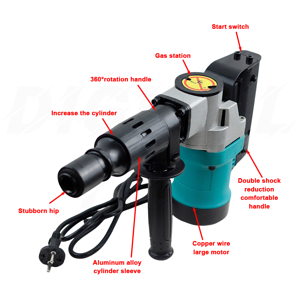 สว่านกระแทกไฟฟ้ากำลังสูง 1200  - Power Tools In Construction บทวิจารณ์และราคา