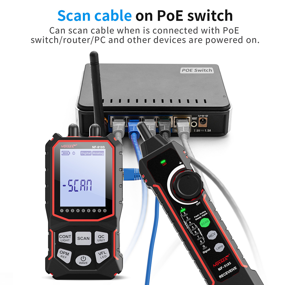 เครื่องทดสอบสายเคเบิลเครือข่าย - Power Tools Display บทวิจารณ์และราคา