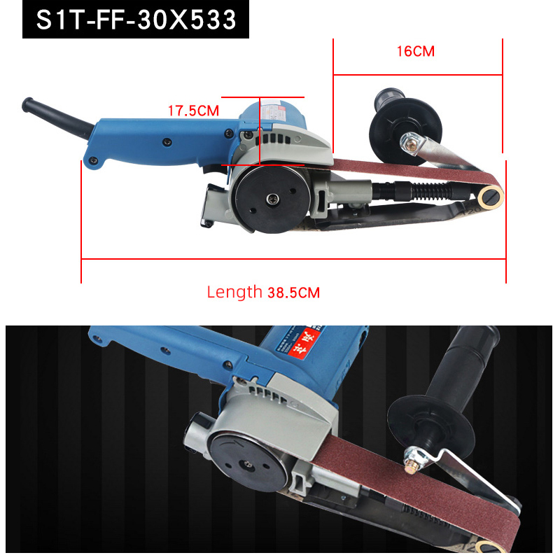 เครื่องขัดกระดาษทรายแบบสายพานไ - Belt Sander Portable บทวิจารณ์และราคา