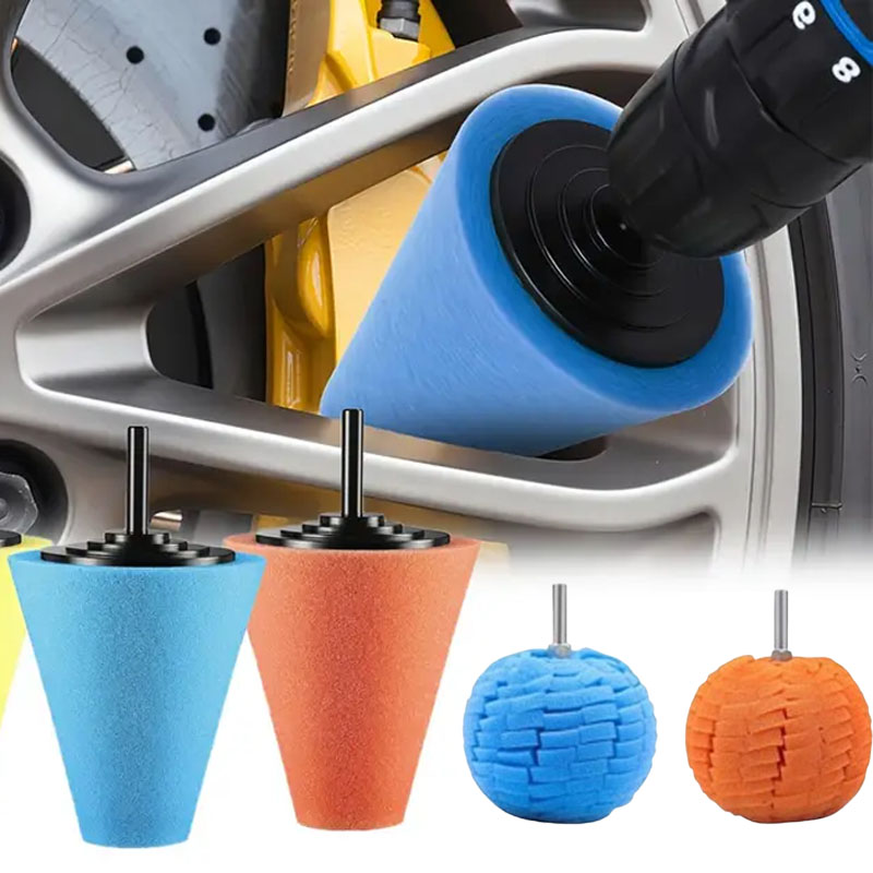 ชุดแผ่นขัดเงารถยนต์ ฟองน้ำขัดเ - Power Tools Spare Parts บทวิจารณ์และราคา