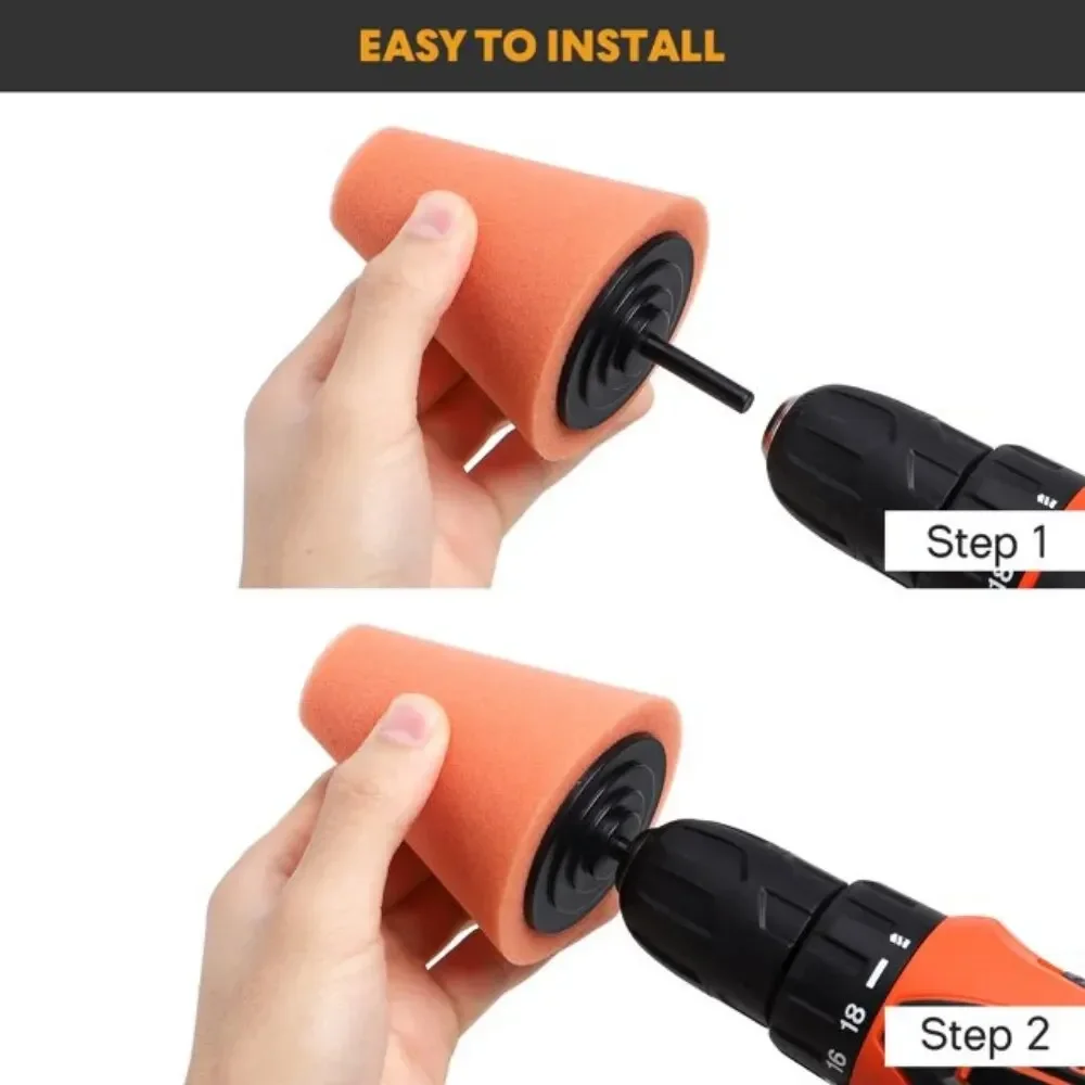 ชุดแผ่นขัดเงารถยนต์ ฟองน้ำขัดเ - Power Tools Spare Parts บทวิจารณ์และราคา