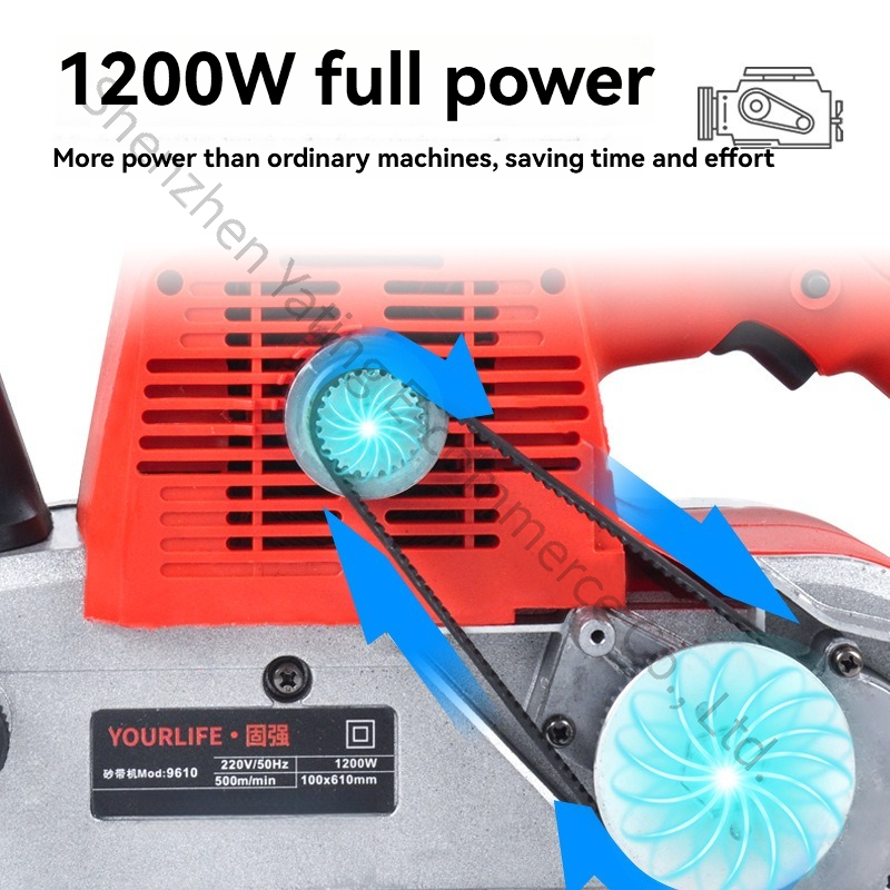 เครื่องขัดสายพานทราย 1500w เคร - Belt Sander Portable บทวิจารณ์และราคา