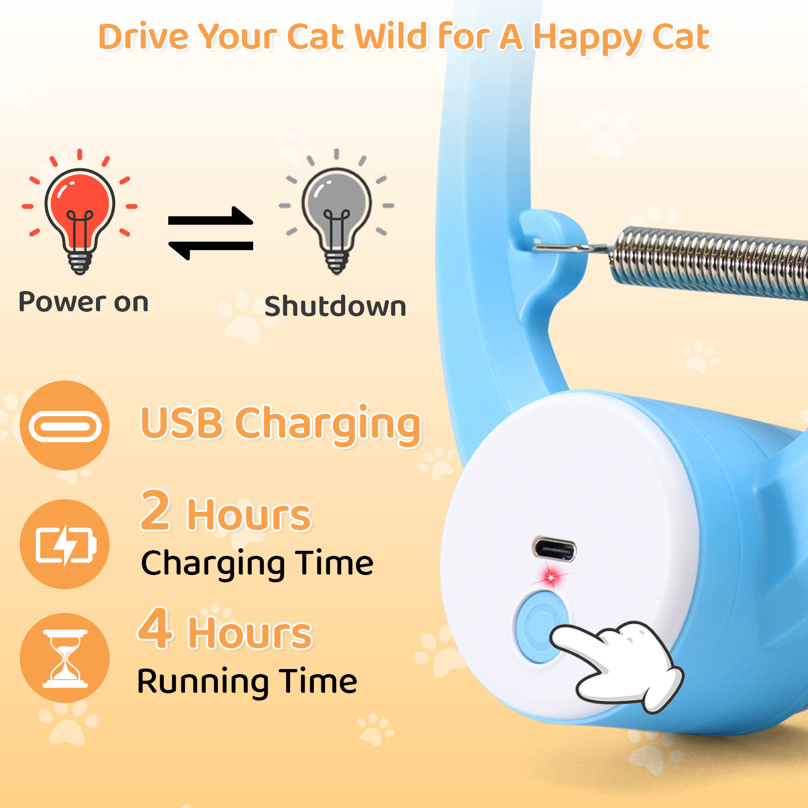 ของเล่นแมวอัตโนมัติแบบอินเทอร์ - Power Tools Cat บทวิจารณ์และราคา