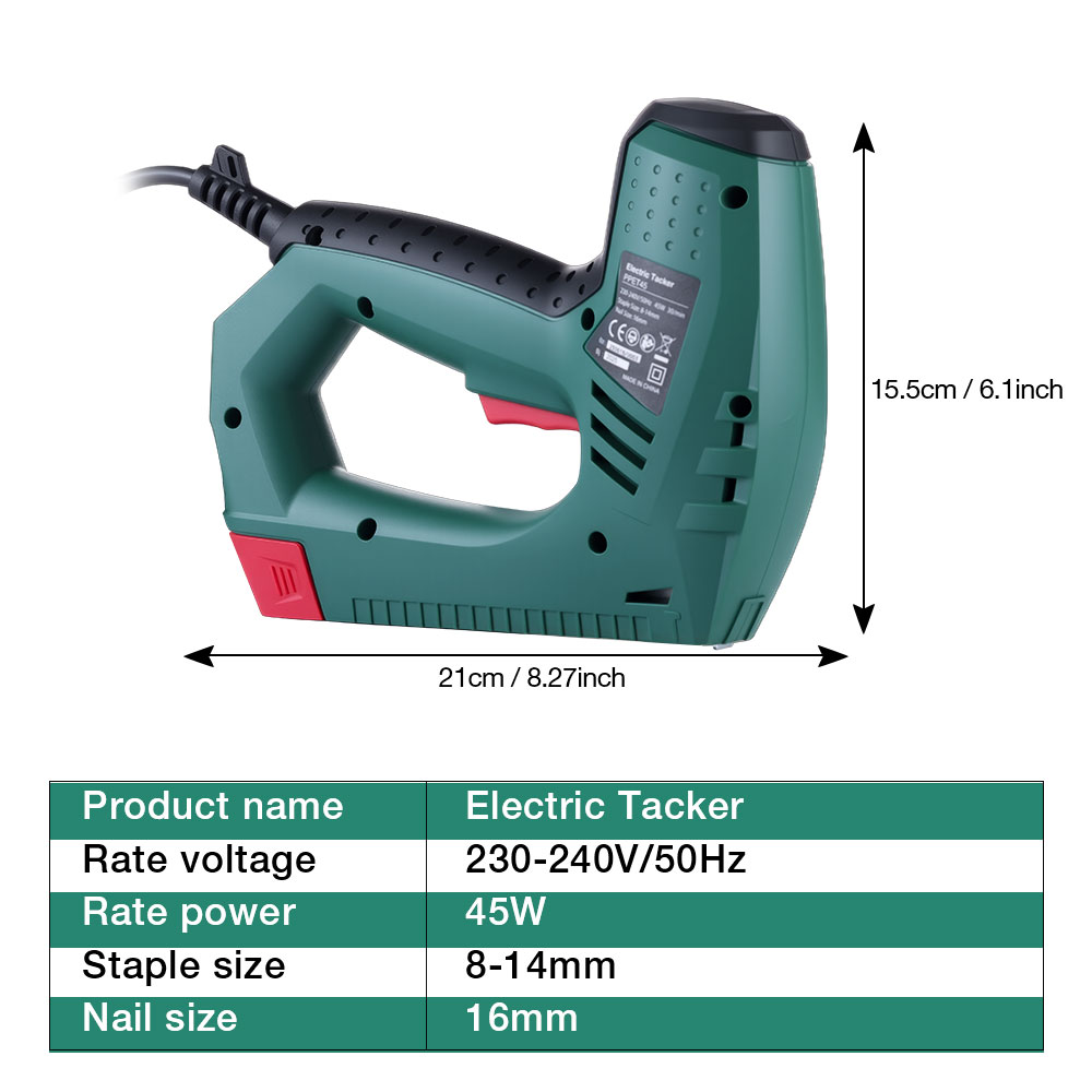 เครื่องยิงตะปูไฟฟ้าแบบมีสาย 45 - Staple Gun Electric บทวิจารณ์และราคา